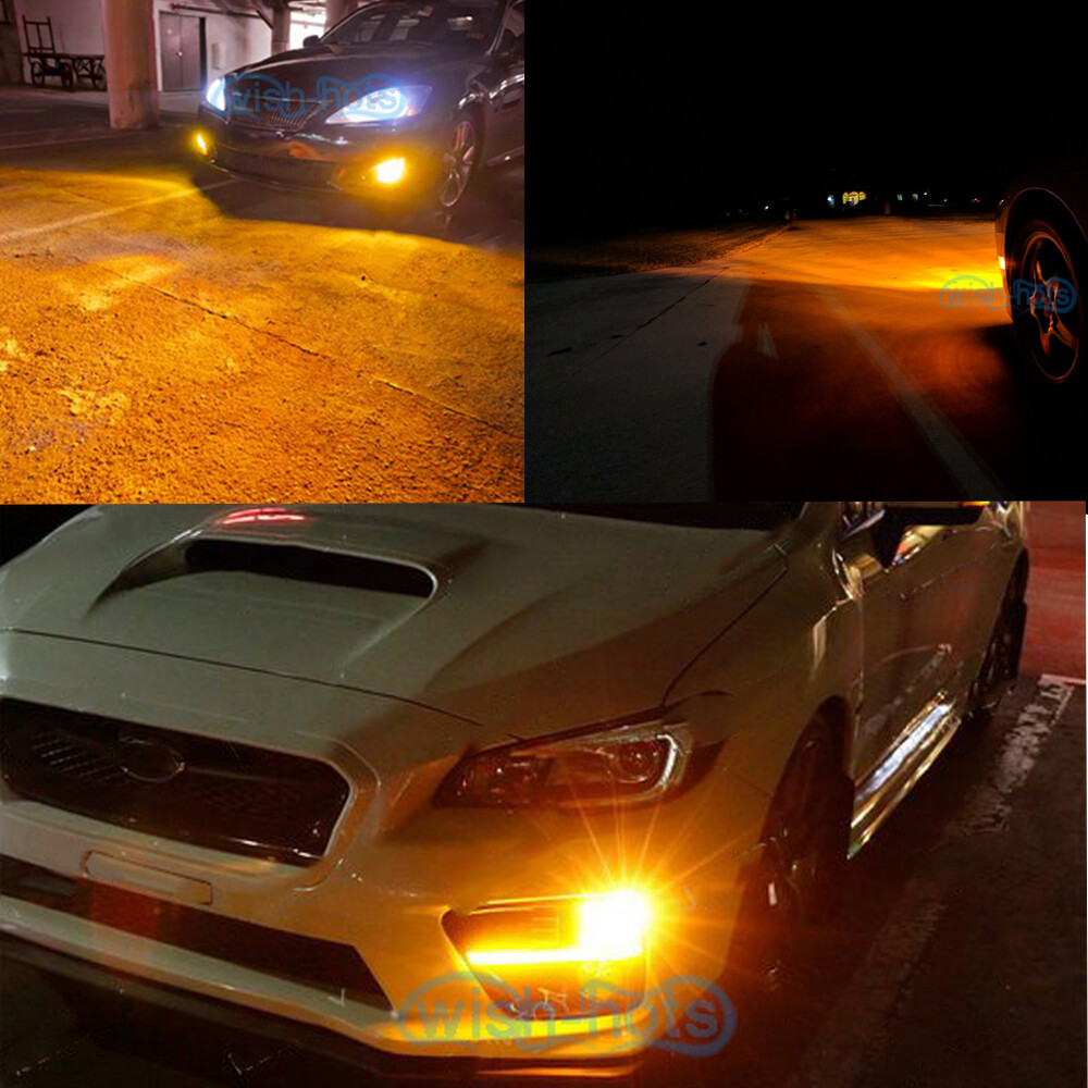 Amber 881 889 H27W/2 LED Fog Light Bulb Lamp 1600LM for Hyundai Elantra Accent