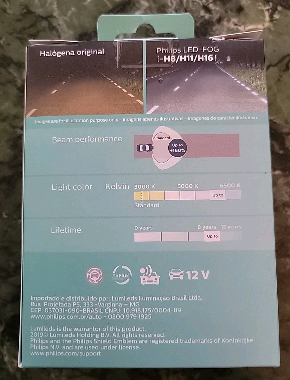 Philips LED-FOG H8 / H11 / H16 ULTINON LED 6200K PURE WHITE