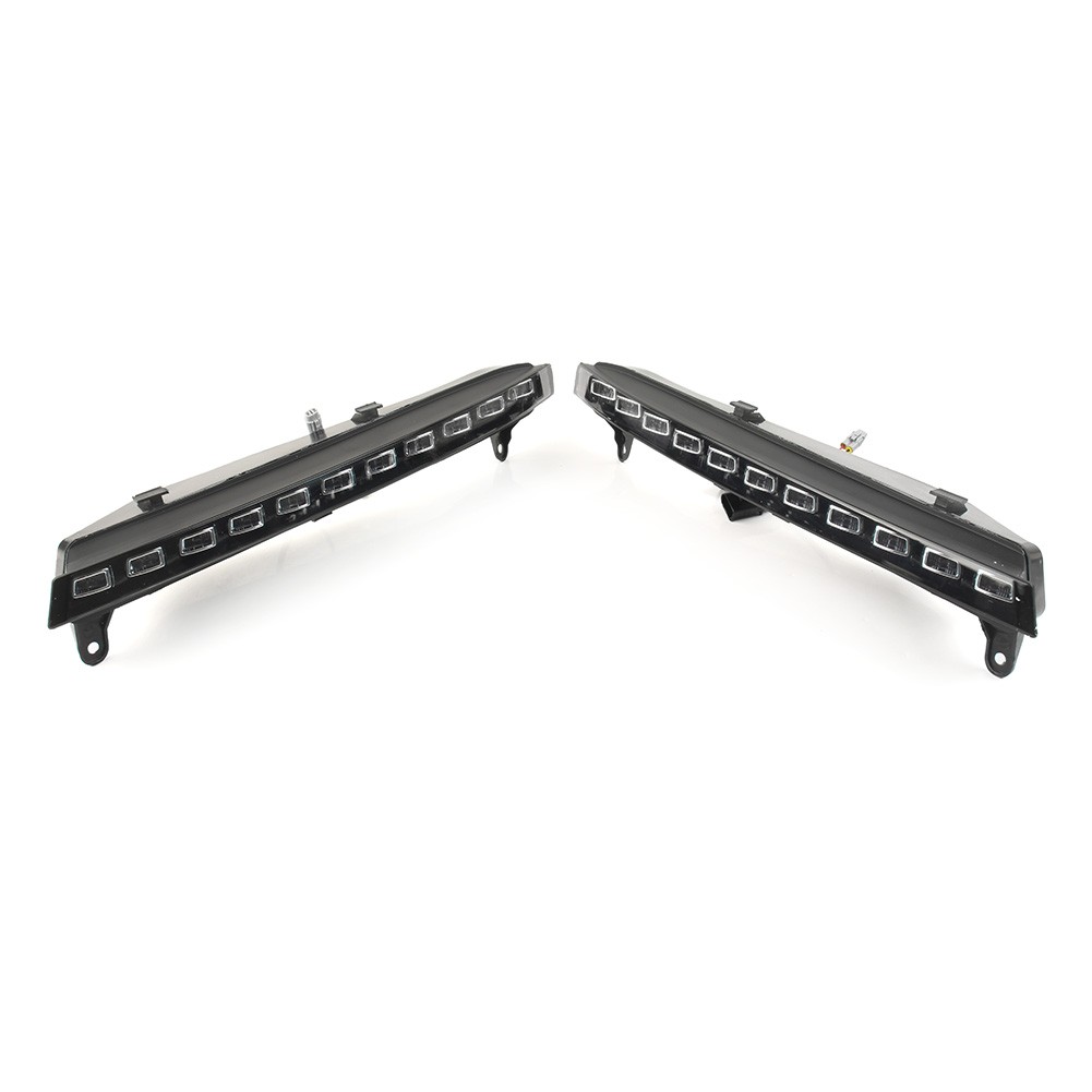 Pair For Audi Q7 2006-09 07 LED Daytime Running Light DRL Turn Signals Fog Lamps