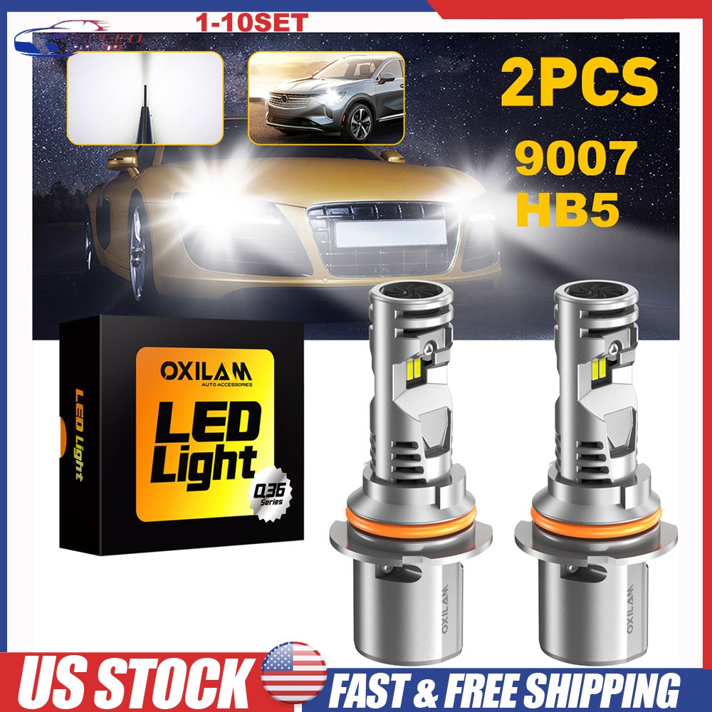 20000LM 9007 LED Headlight Super Bright Bulbs Kit White High/Low Beam 100W 2-20X