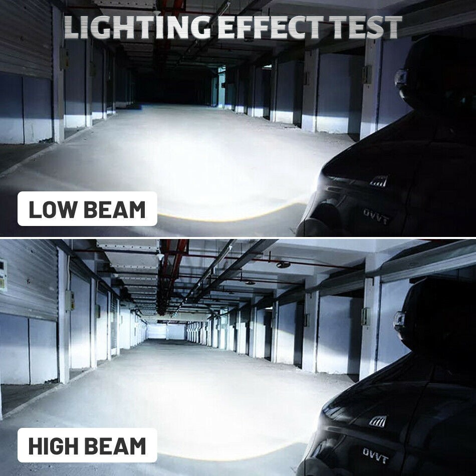 For Dodge Ram 2500 2003-2005 Super Bright LED Headlight Hi-Lo Beam Bulbs 72000LM