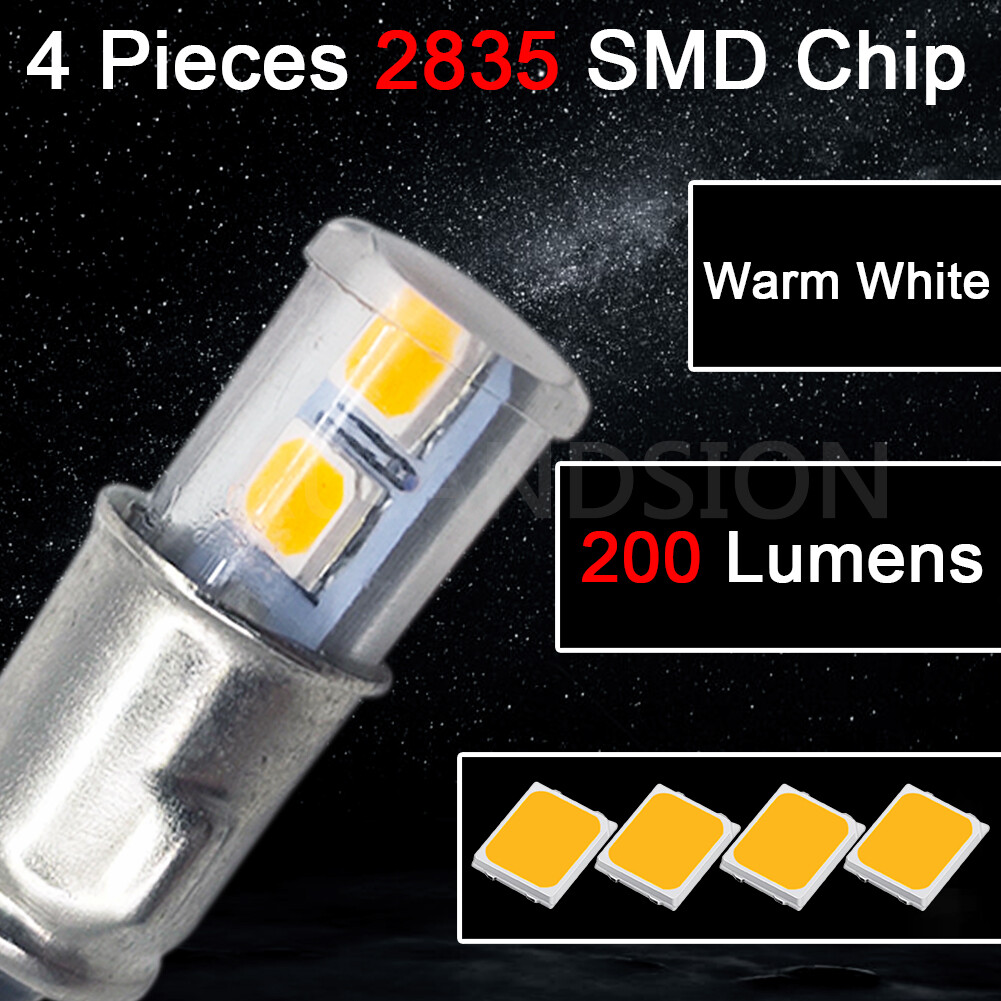 10pcs BA7S LED Car Warm White Dash Light Gauge Bulb Map Lamp 2835 4SMD 12V 200LM