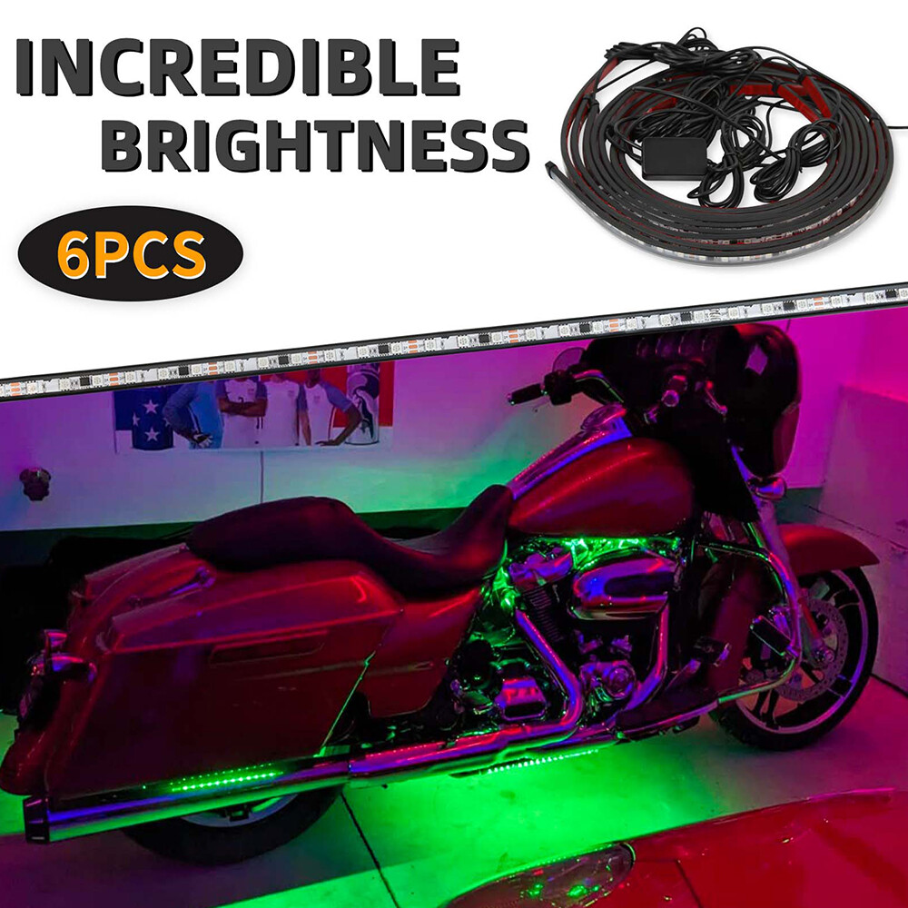 Car Underglow Strip Lamp Flowing LED RGB Neon Colorful Light For Honda Accord