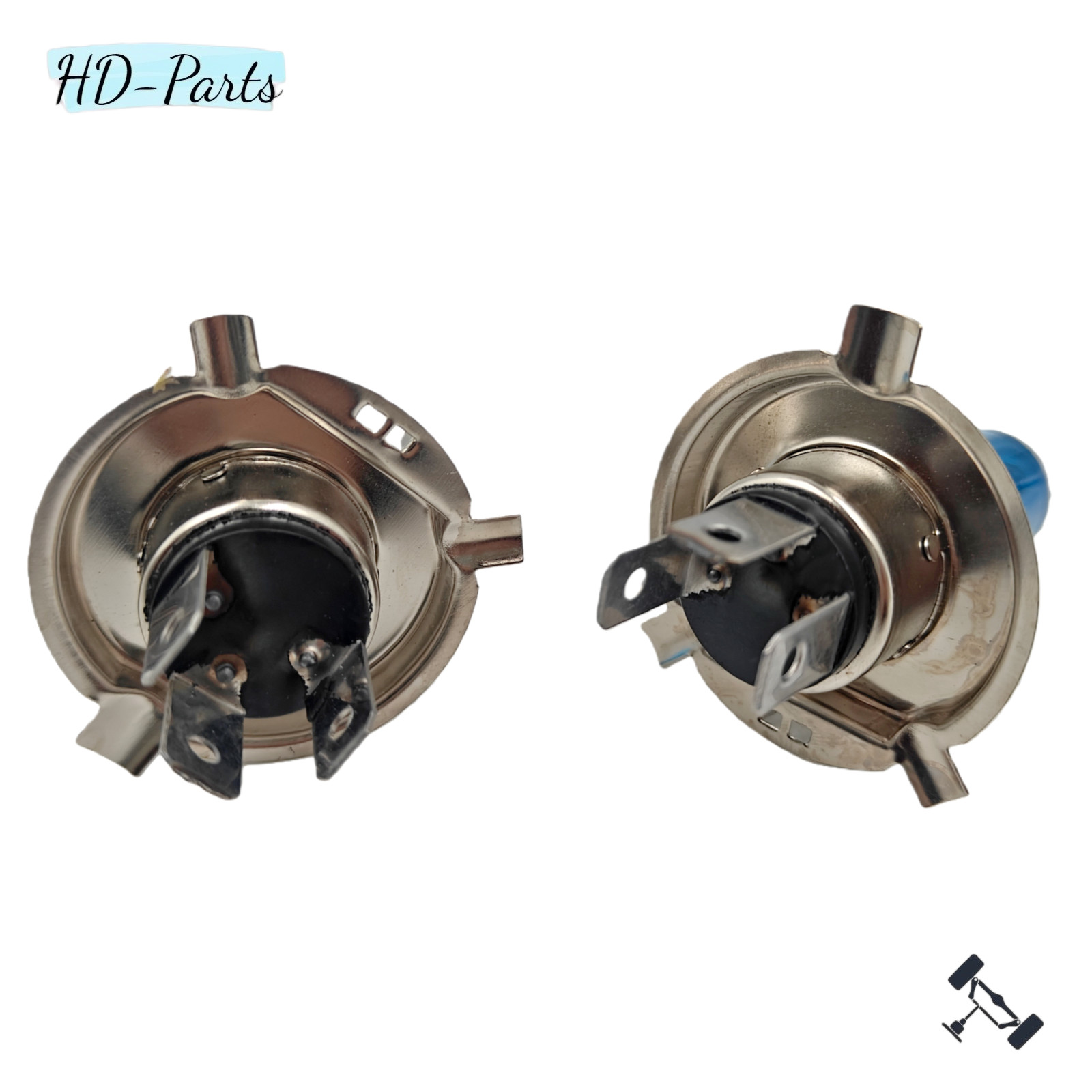2pcs Bulbs H4 9003 Bright Halogen 100W Bulbs Headlights Lamps WITH Warm new