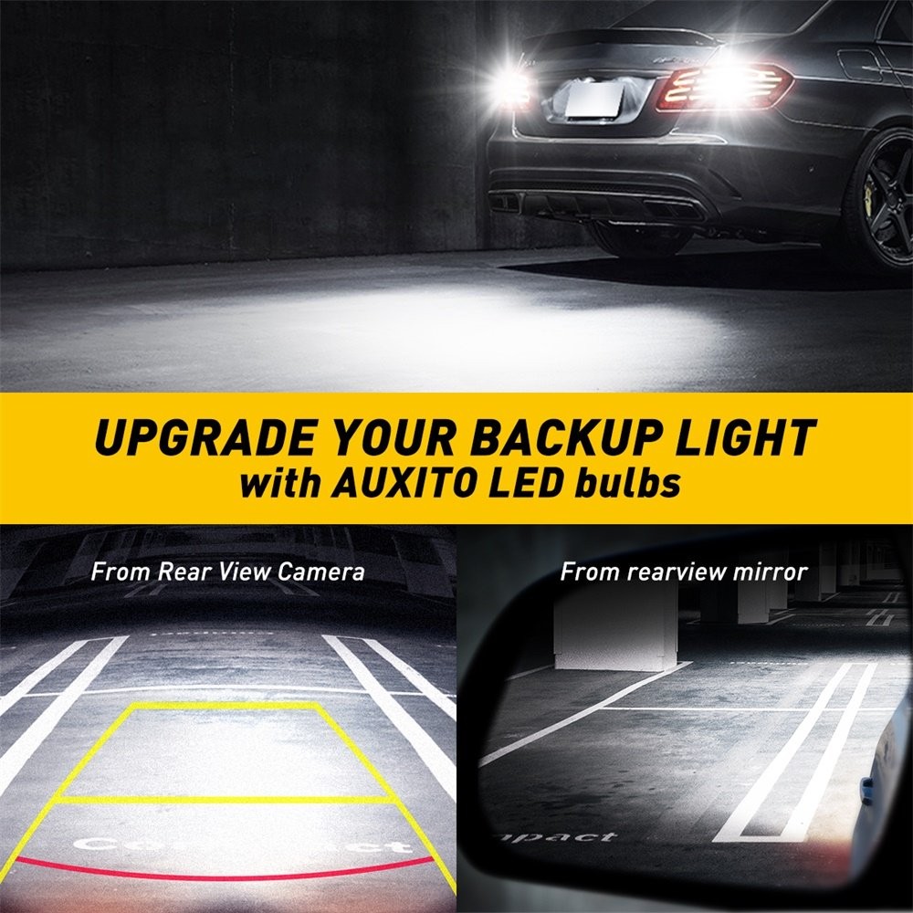 AUXITO LED Reverse Back Up Light Bulb 921 912 W16W 904 906 916 HID White T15
