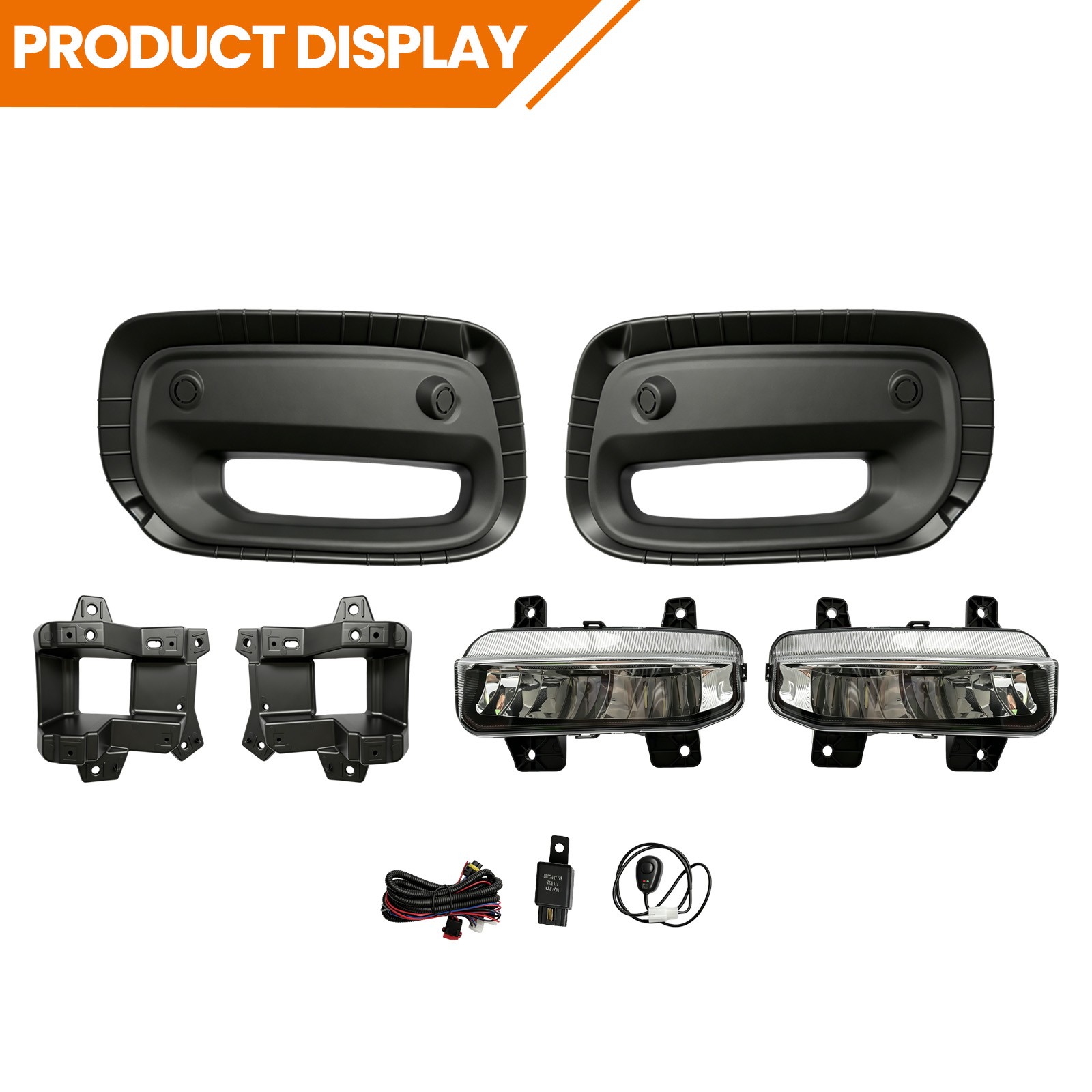 Fog Lights Driving Lamps w/ Switch For 2025-2026 Ram 1500 LED Bumper Left+Right