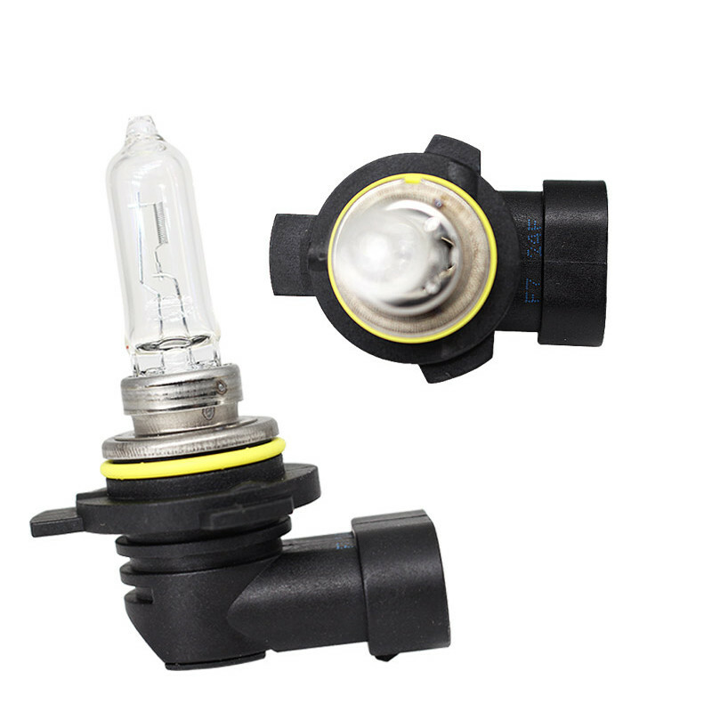 2PCS 9012 Car Halogen White Headlight Bulbs 12V 55W Long Life High Performance