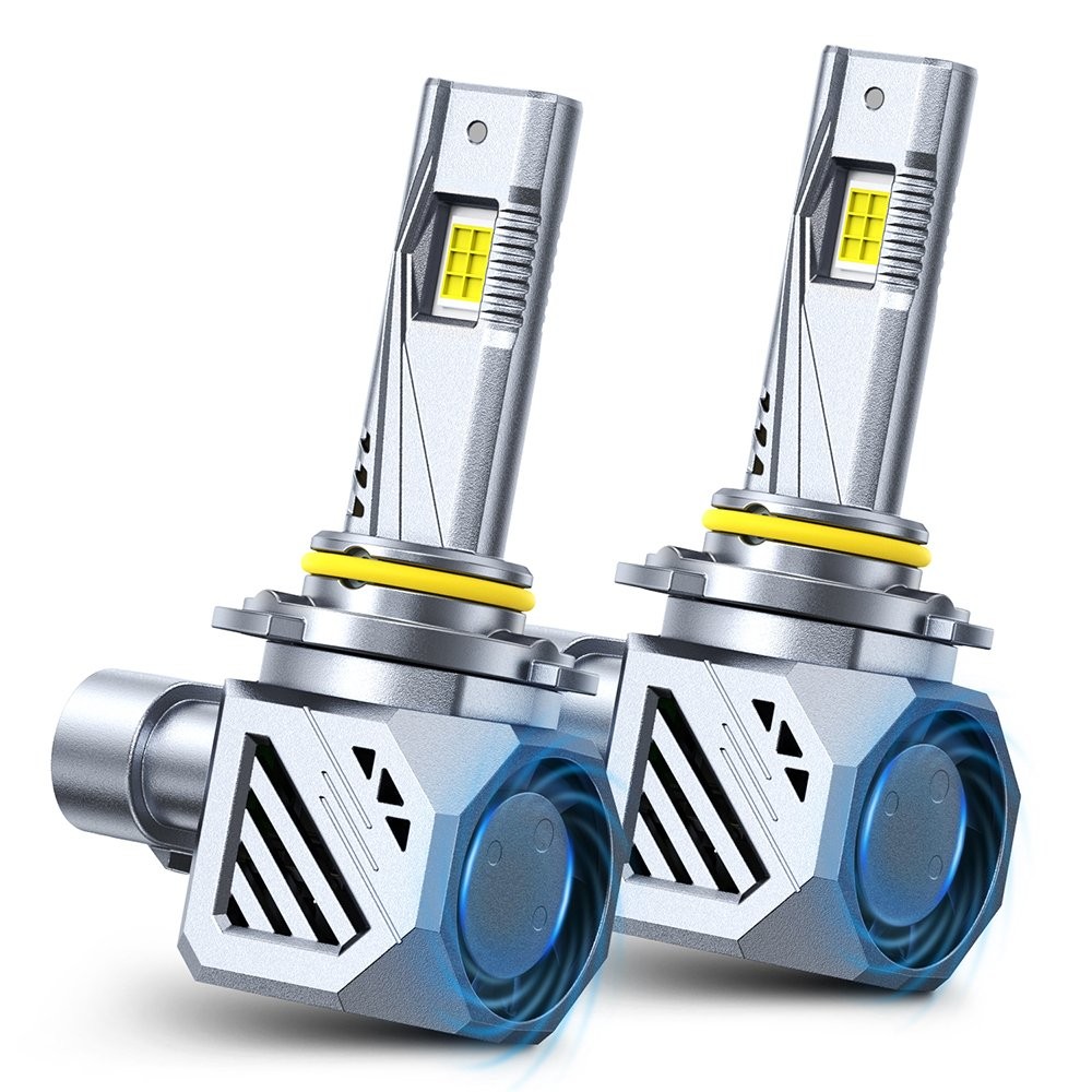 AUXITO Ultra Bright LED 9005 Headlight Bulbs White 6500K Aviation Aluminum Body