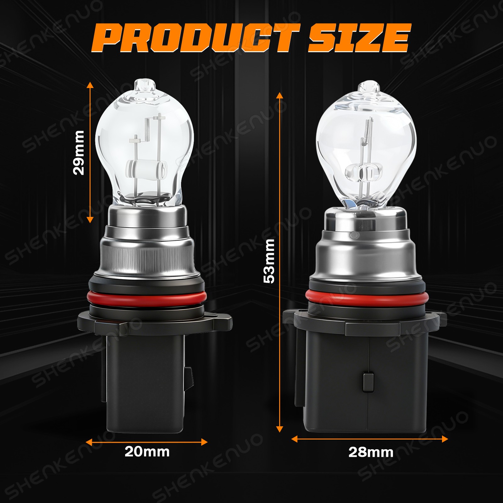 2Pcs 12278 PSX26W Halogen Fog Light Bulbs Kit 3400K FOR Chevy Suburban 2015-2017