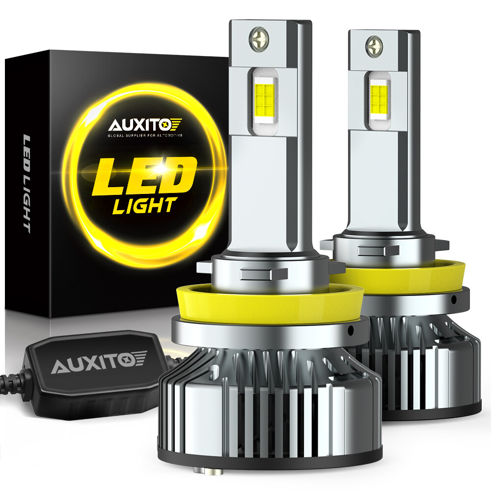 CANBUS Error Free High Low Beam H8 H11 H9 LED Headlight Headlamps 60000LM 2PCS