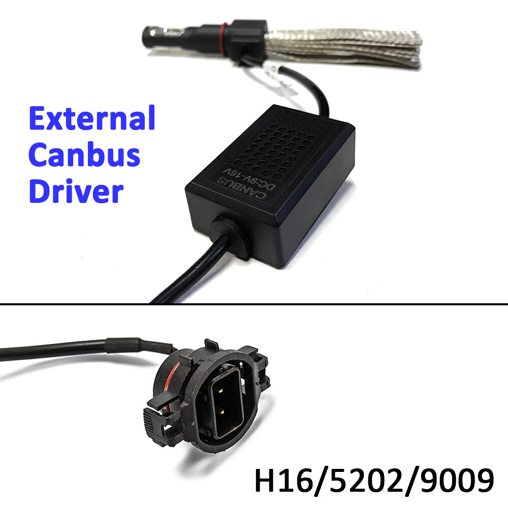 H16 5202 Fanless LED Conversion Kit 6400LM 6000K Xenon White Car Headlight Bulb