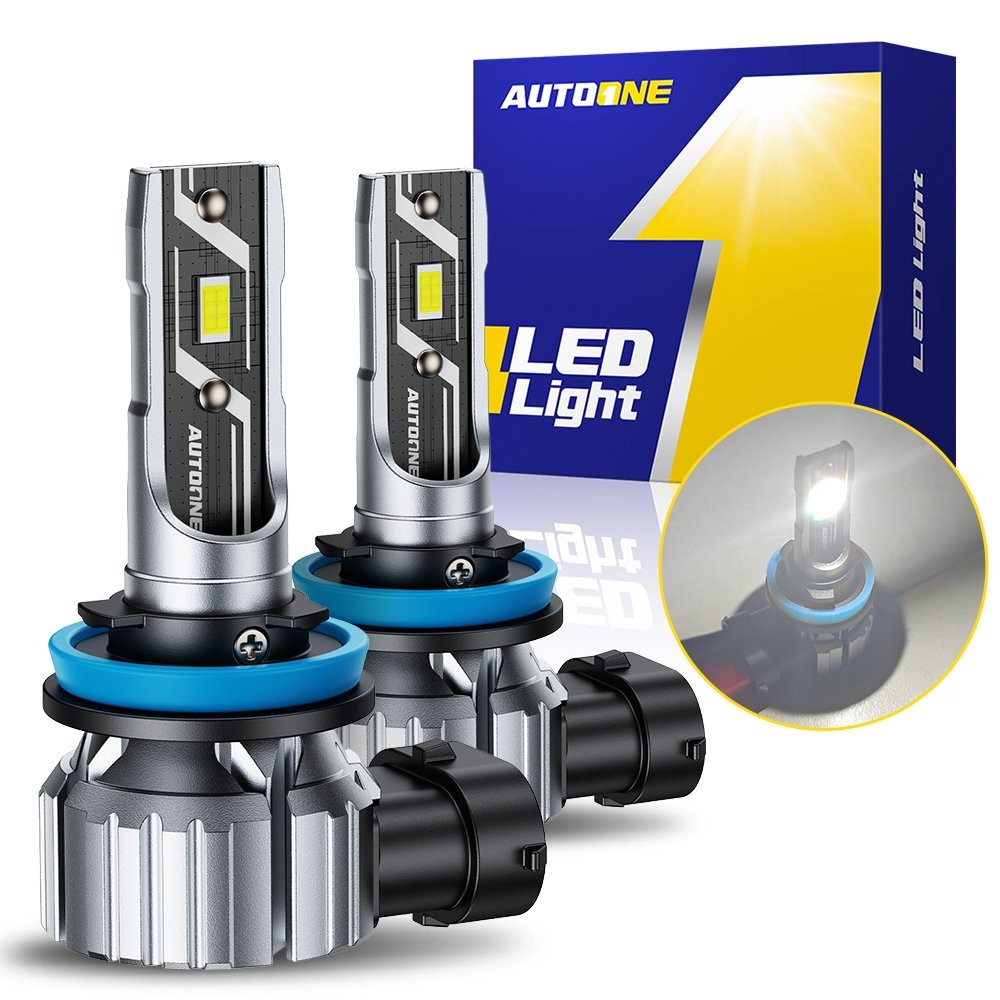 AUTOONE H11 LED Bulbs Headlight Low Beam 6500K Super Bright Plug Play 1:1 EAAE