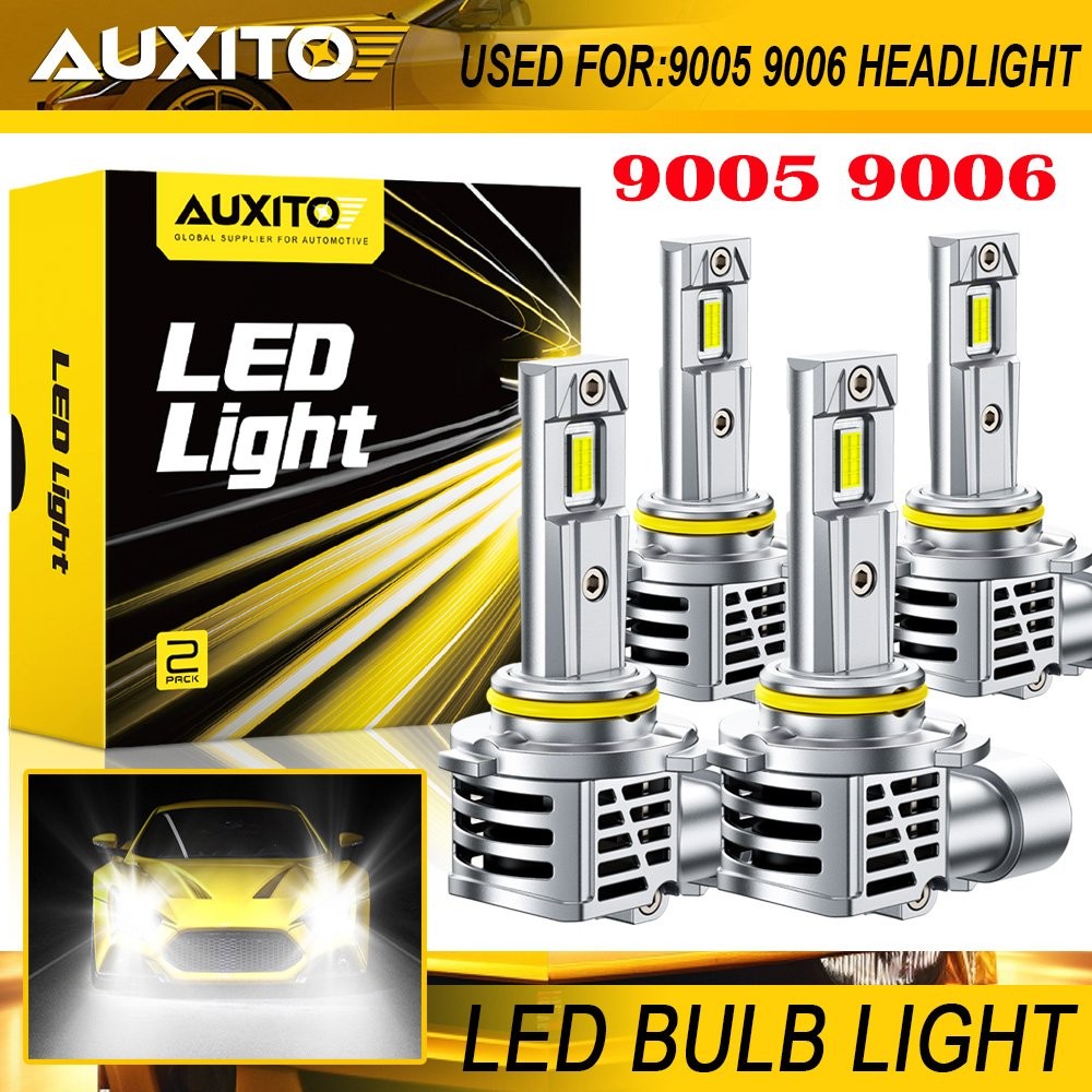 AUXITO 9005 9006 LED Headlight Bulb Conversion High Low Bright White 9005+9006 R