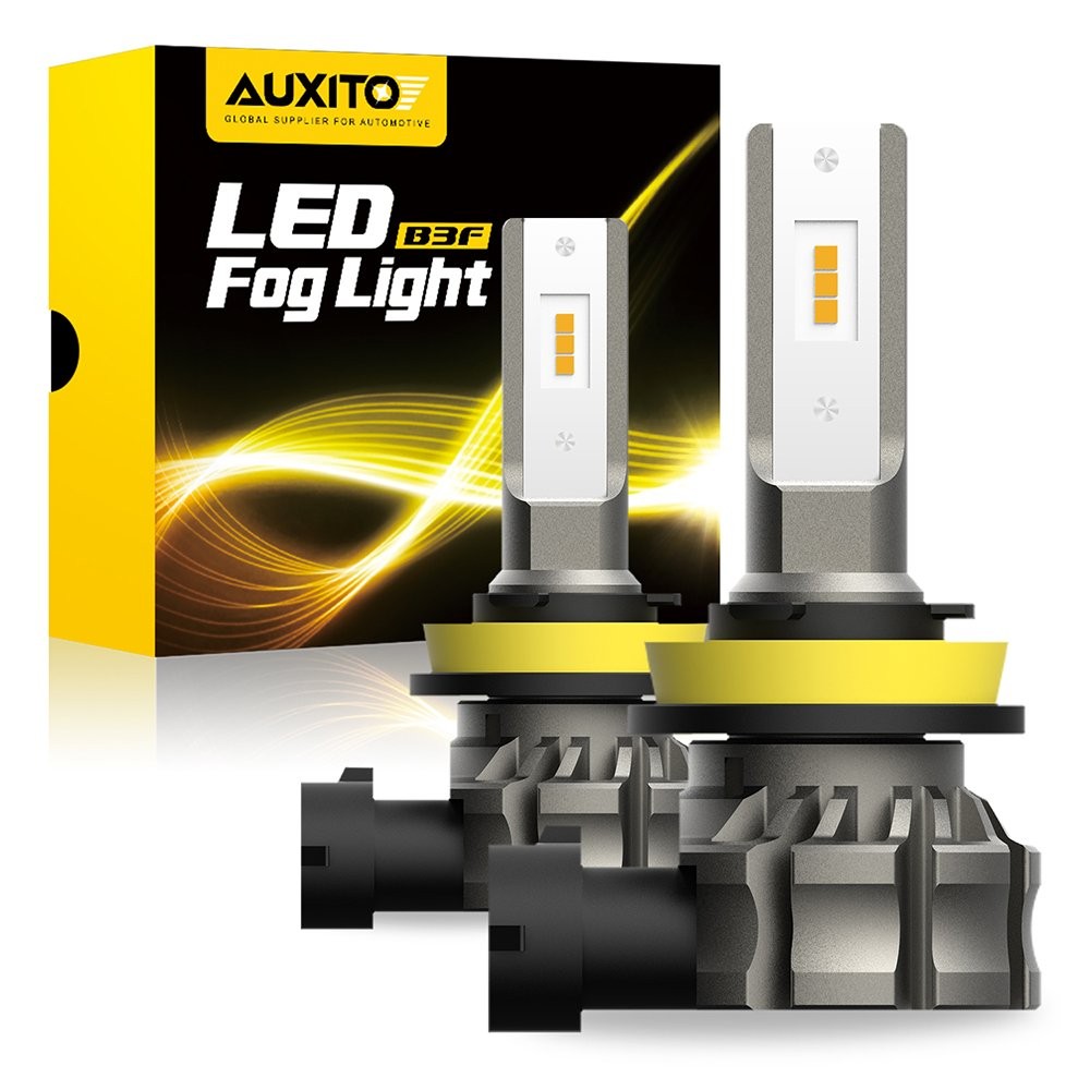 2-20X LED Fog Daytime Running Light Bulb H8/9/11 3000K Amber Super Bright AUXITO