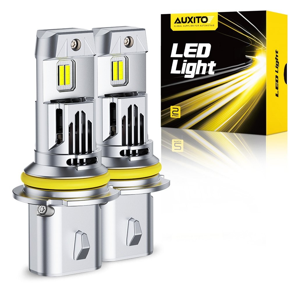 Auxito LED Headlight 9007 H/L Beam Bulb Canbus Kit 30000LM 6500K Ultra Bright EB