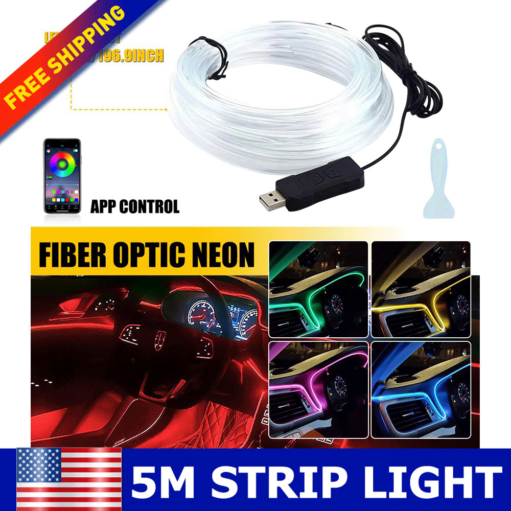 Bright 5050 RGB Waterproof LED Flexible Strip light 12V 5M 16.4ft W/APP control