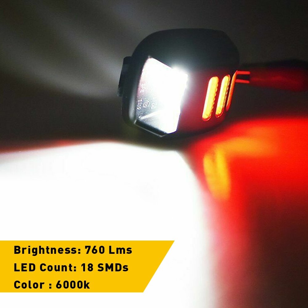 18LED License Light Plate Lamp Fit Nissan Frontier Titan Armada 2007-2019 2pcs