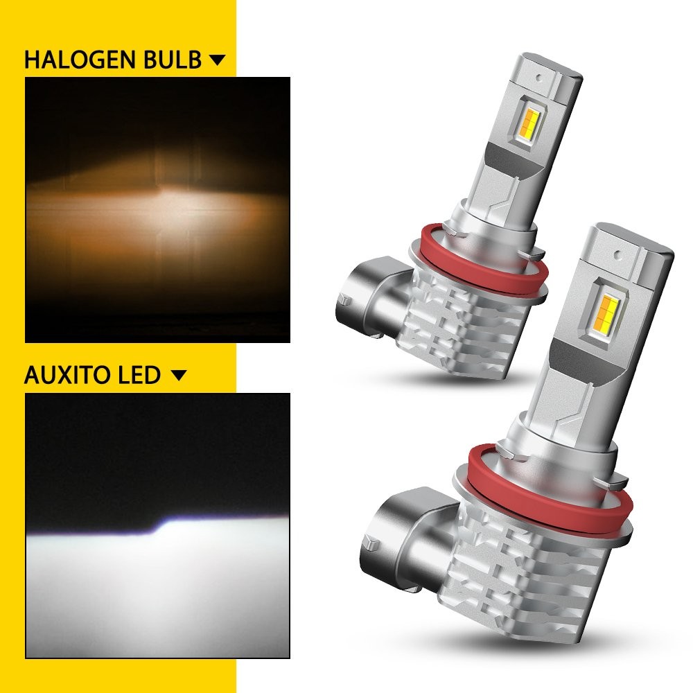 AUXITO White/Yellow H11 H8 H9 LED Fog Light Daytime running light Headlight New