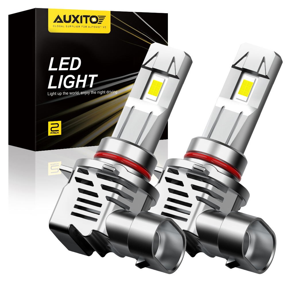 AUXITO 9012 LED Headlight Kit High Low Beam Bulbs Bright White Noiseless CANbus