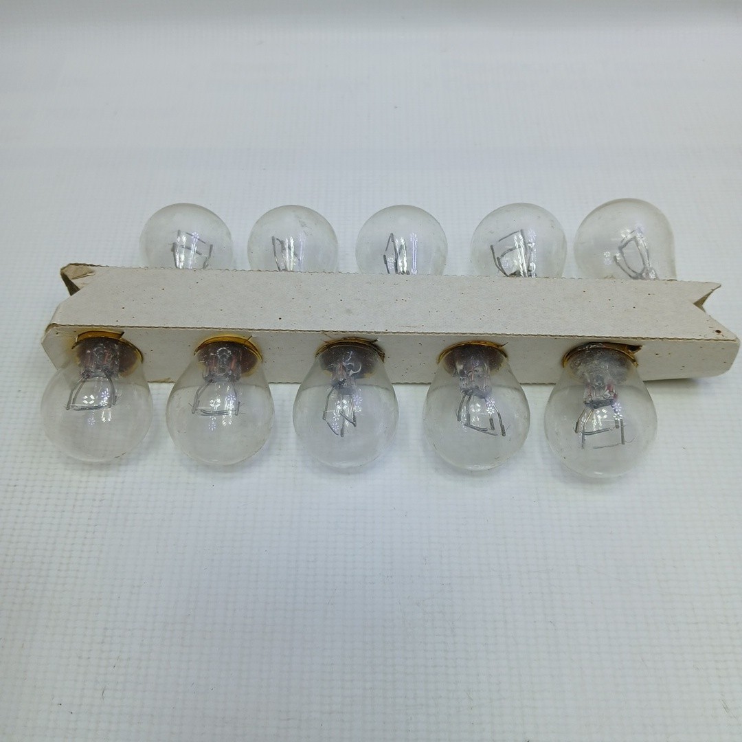 Vtg SONOCO 1157 Turn Signal CLEAR Lamp Light Bulb (Lot Of 10) 12V 32/3CP