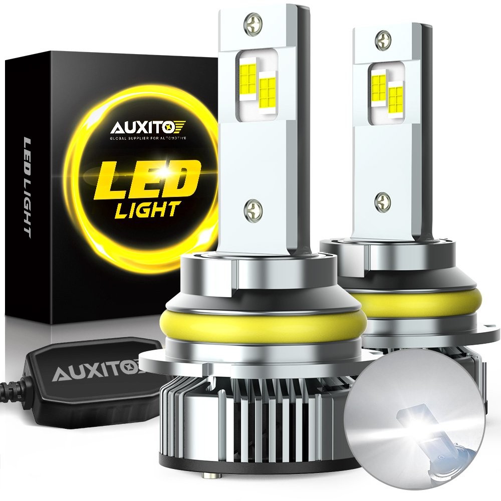 2/4X HB5 9007 LED Light Bulb 1:1 Size 400% Brightness 6500K White Bright