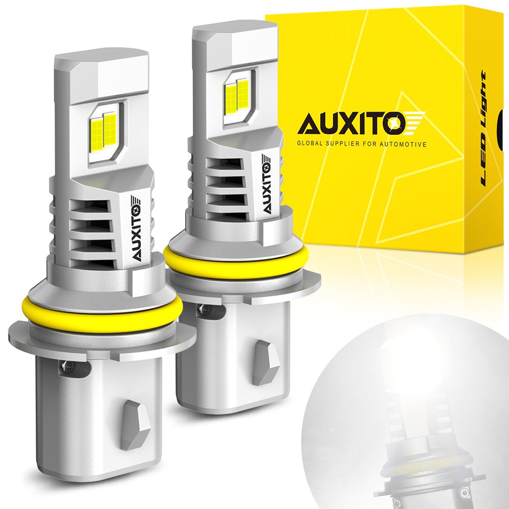 AUXITO 9007 HB5 LED Headlight High Low Beam Bulbs Conversion Kit 6500K White 2X