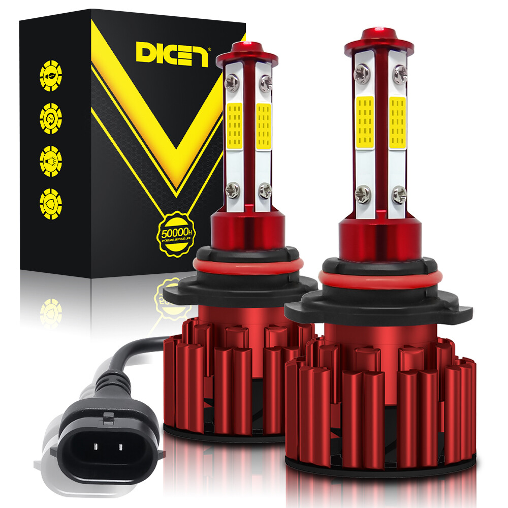 H11 9005 LED Headlight Super Bright Bulbs Kit 6000K White 330000LM High/Low Beam