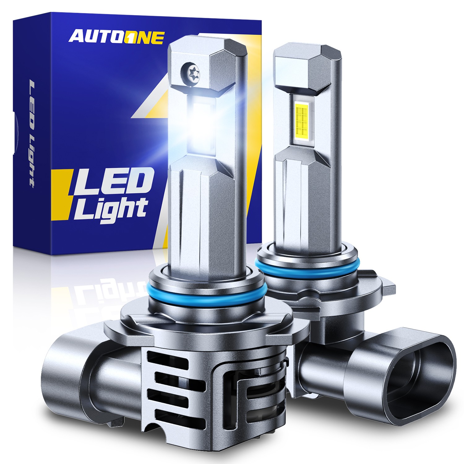 2Pcs HB3 9005 LED Headlight Light Bulb High Bright Beam 24000LM 6500K White Lamp