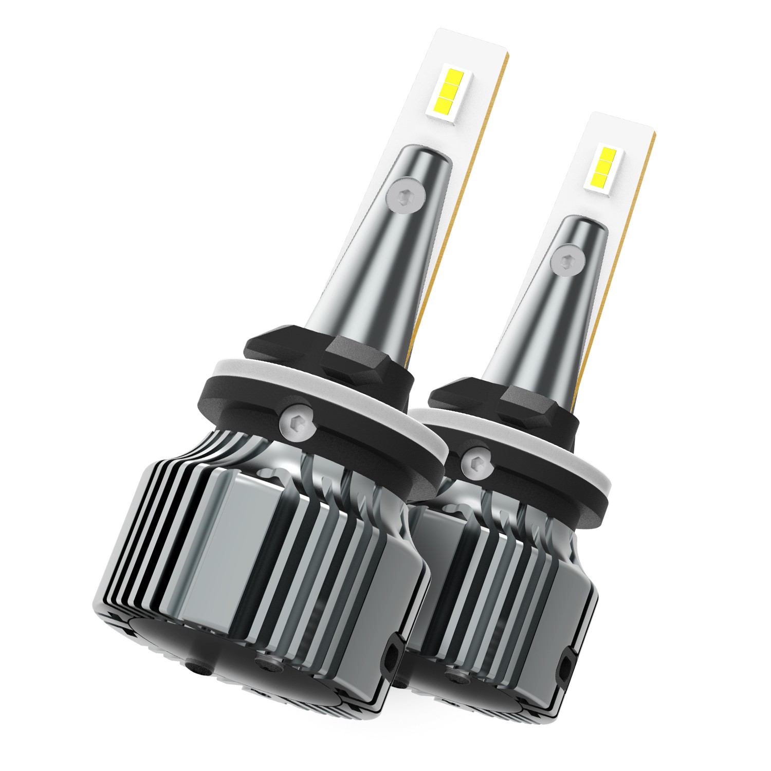 2pcs AUXITO H27W/2 881 White LED Fog Light Driving Bulbs DRL 6500K White*