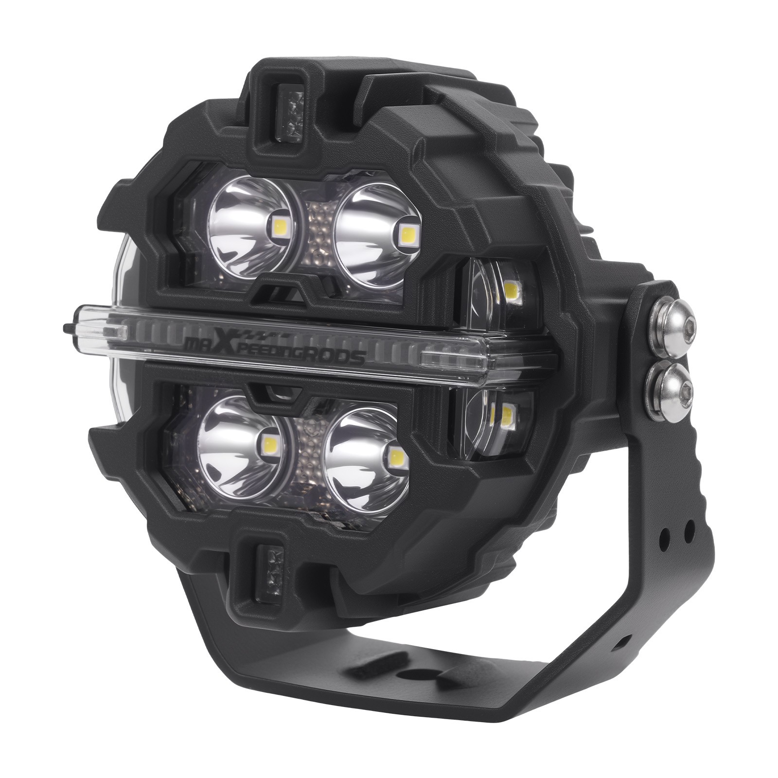3.5″ LED Pod Lights 160W Spot Beam RGB DRL Side Shooter Driving Light Off Road