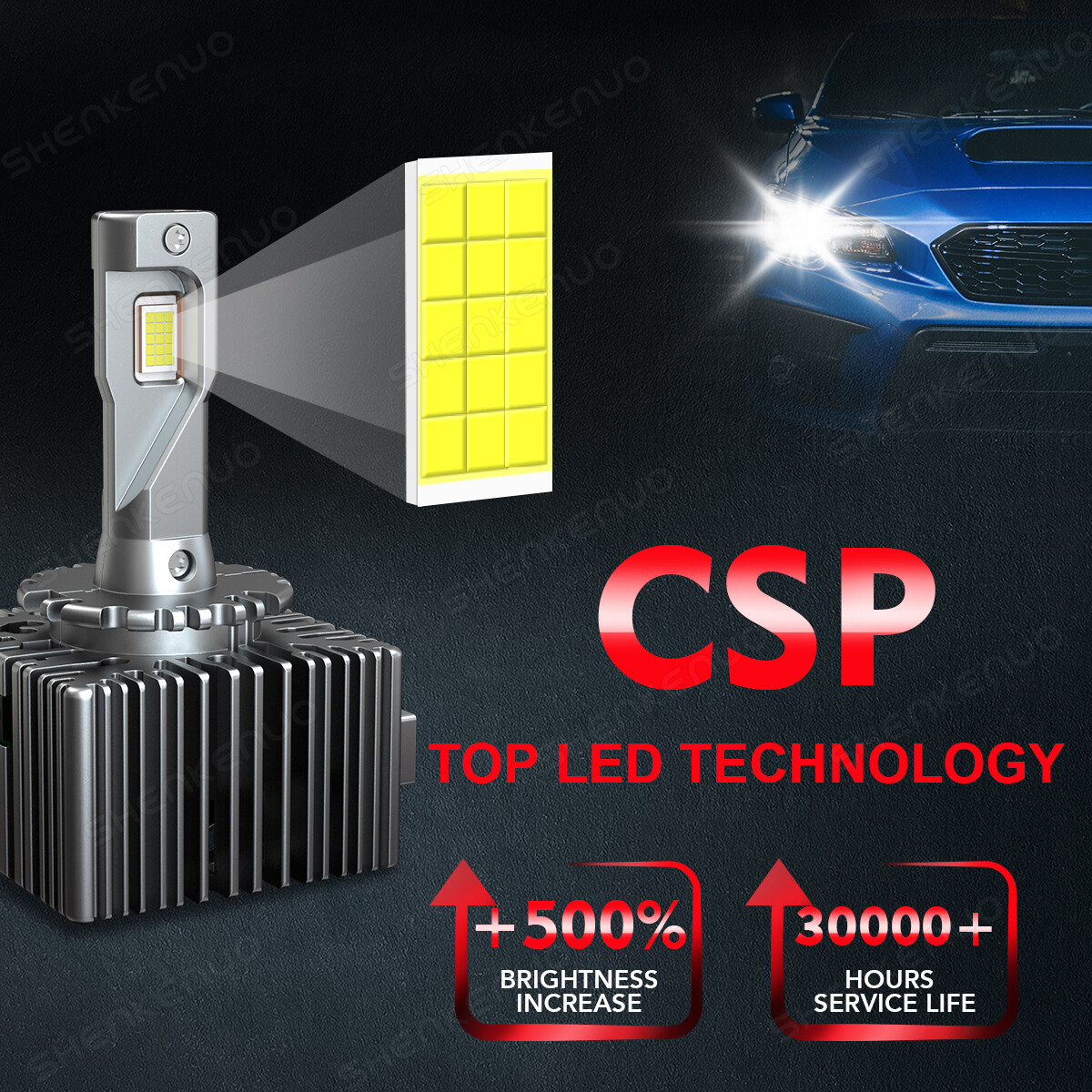 Front LED Headlight Bulbs FIT FOR CHEVROLET BLAZER 2019-2020 High/Low Beam 6500K