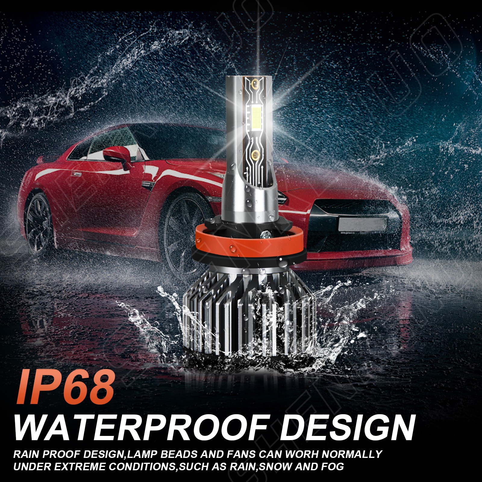 Super White Bright H7 H11 H11 LED Headlight Fog Light Bulbs Kit Replace Halogen