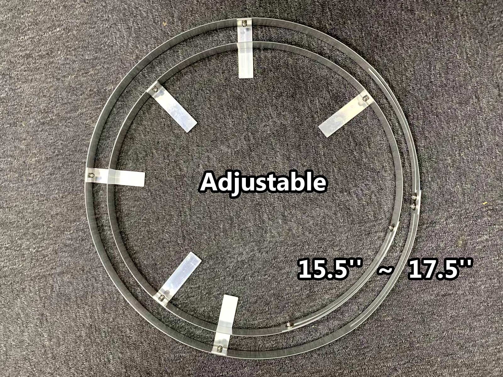 2/3/4/5 Row High-density Pure White 15.5“ ~ 17.5“ LED Truck Wheel Rim Lights