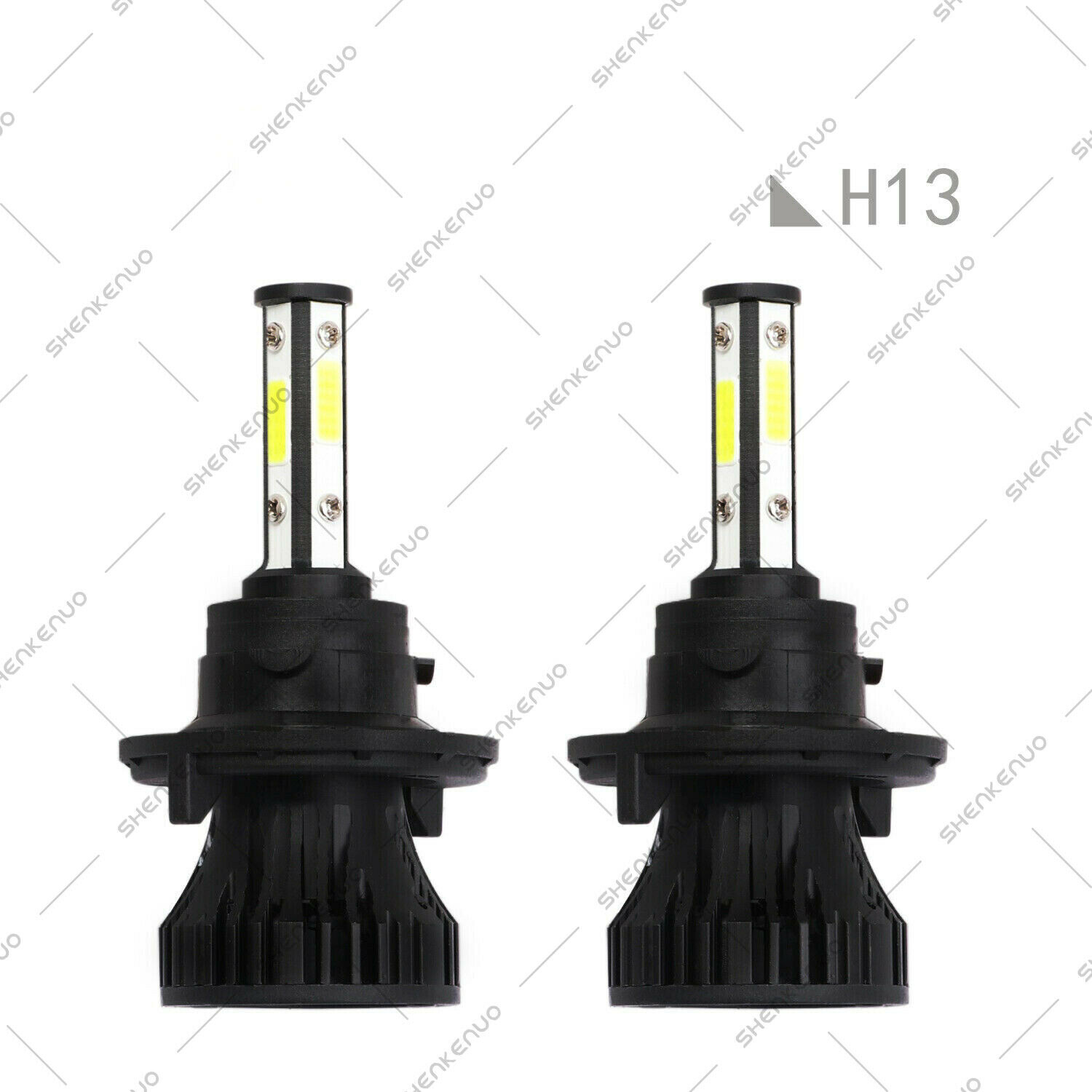 For Chrysler Aspen 2007-2009 Combo 9008 H13 9145 LED Headlight Fog Light 4 Bulbs