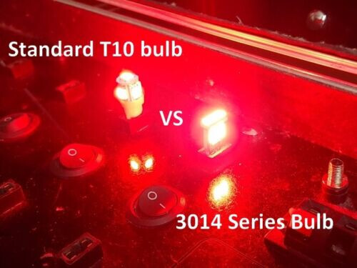 2 Front + 2 Rear Camaro side marker led 194 light bulbs Super Bright 3014 Series
