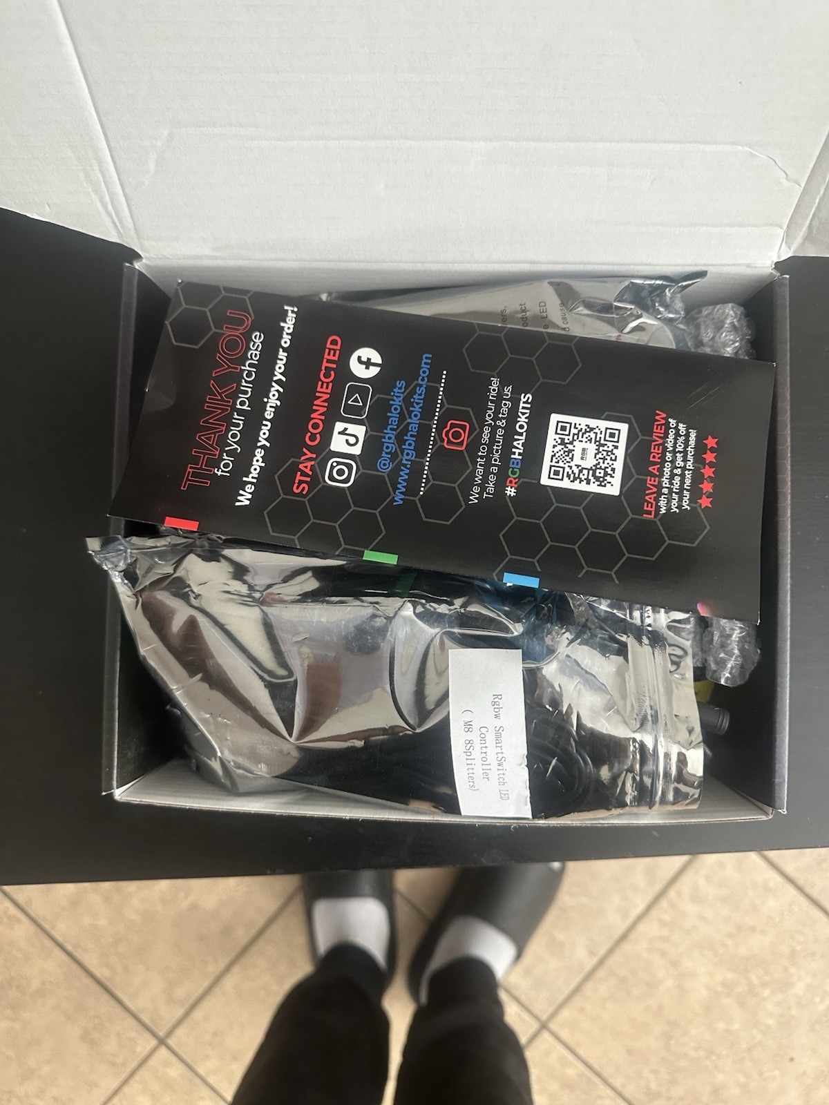 RGB LED Lights Halo Kits For Headlights