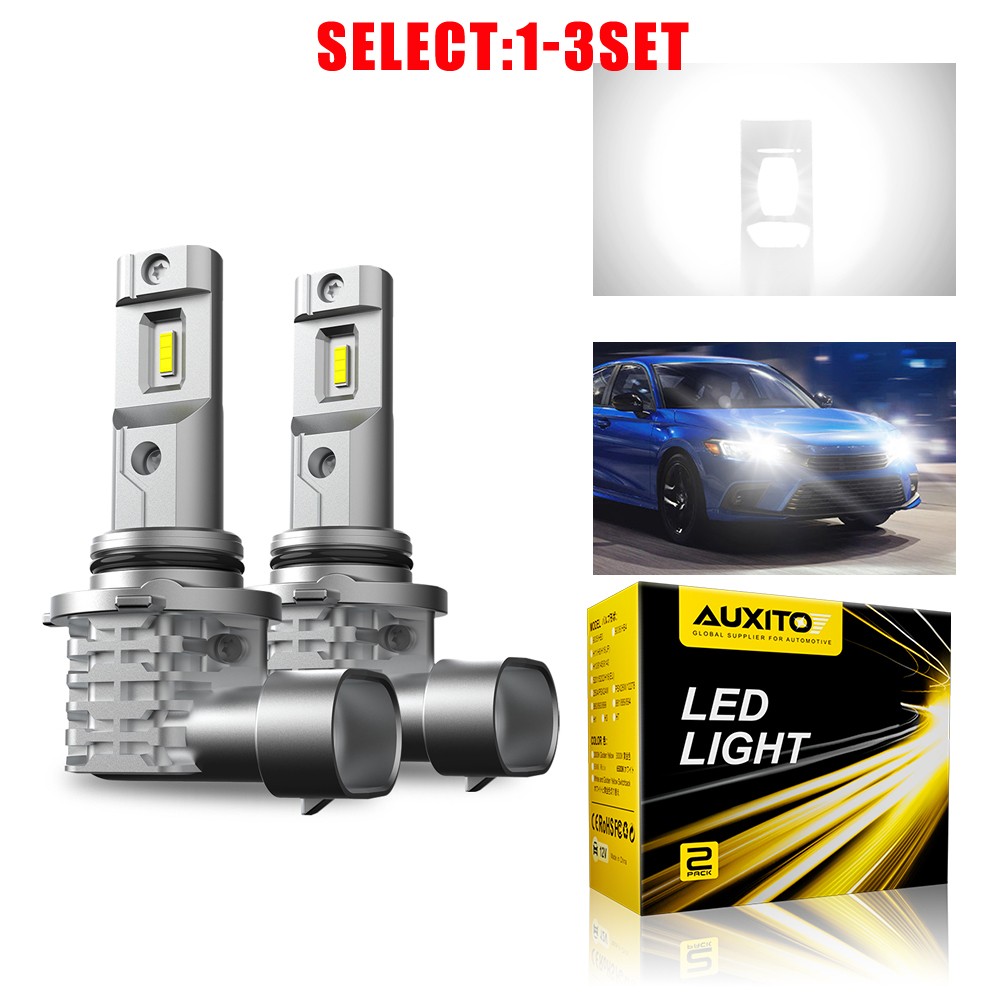 AUXITO 9006 LED Headlight Bulb Conversion Kit Low Beam White Bright 6500K SL