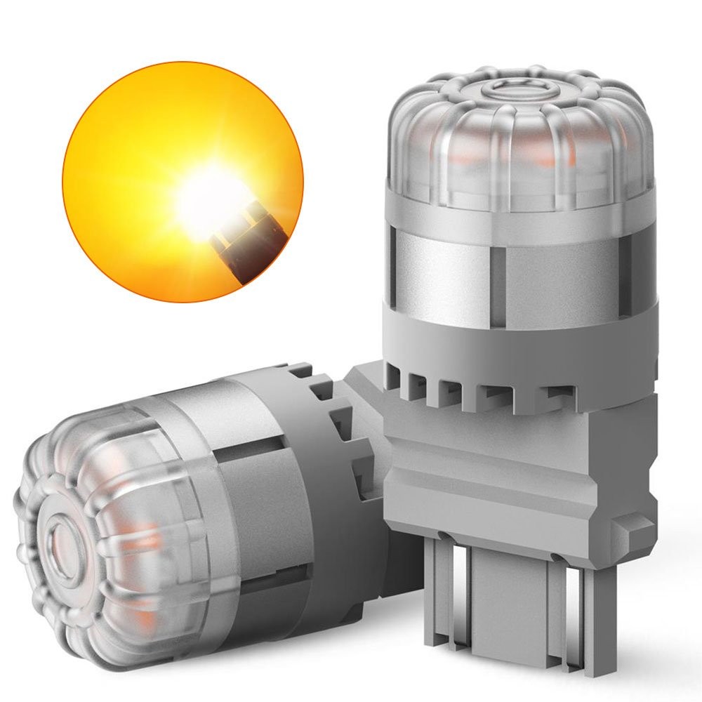 AUXITO 3157 3156 Amber Yellow LED Signal Parking Turn Light Bulb Error Free
