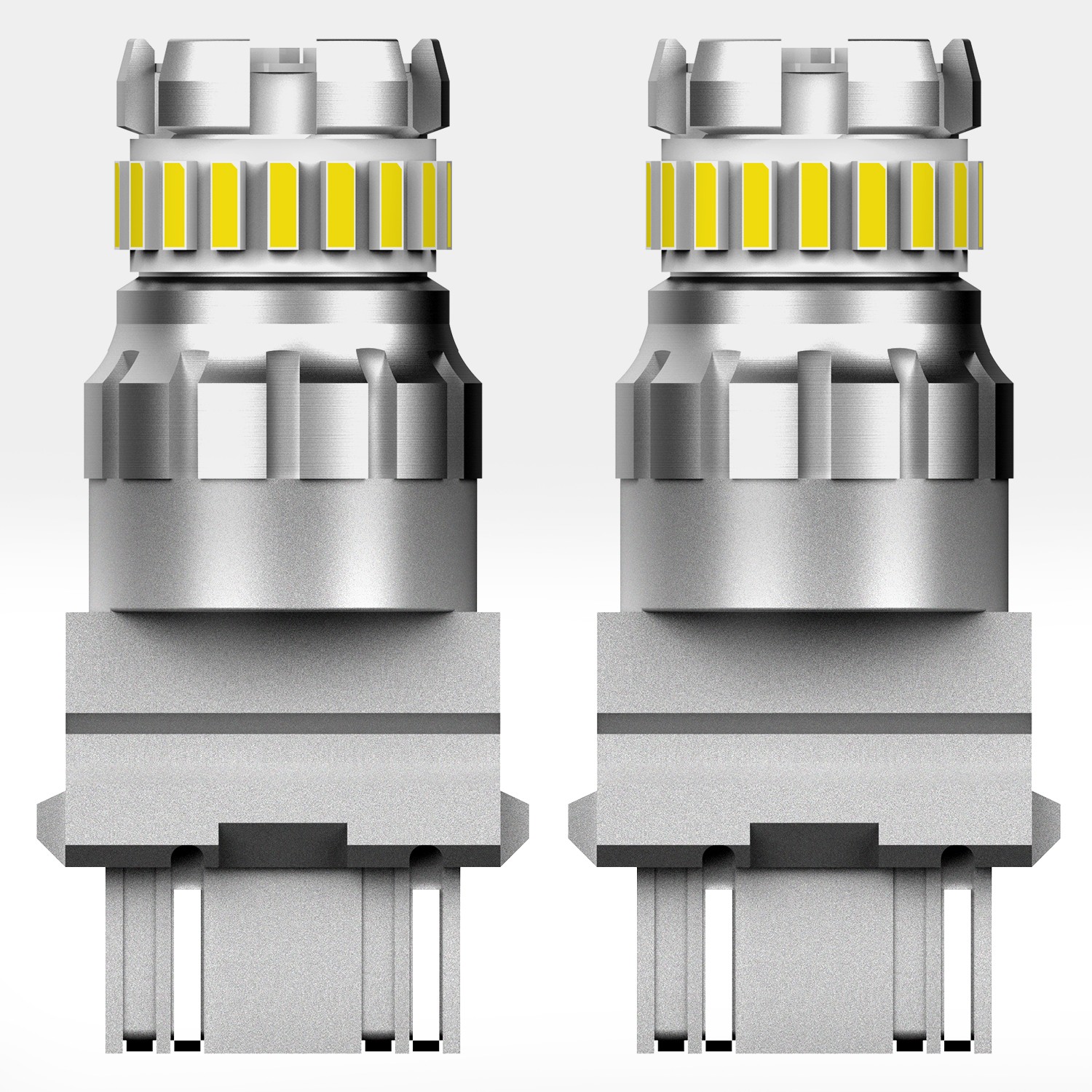 3157 3156 LED Backup Reverse Parking Light Bulbs 6500k Super White Bright 2400LM