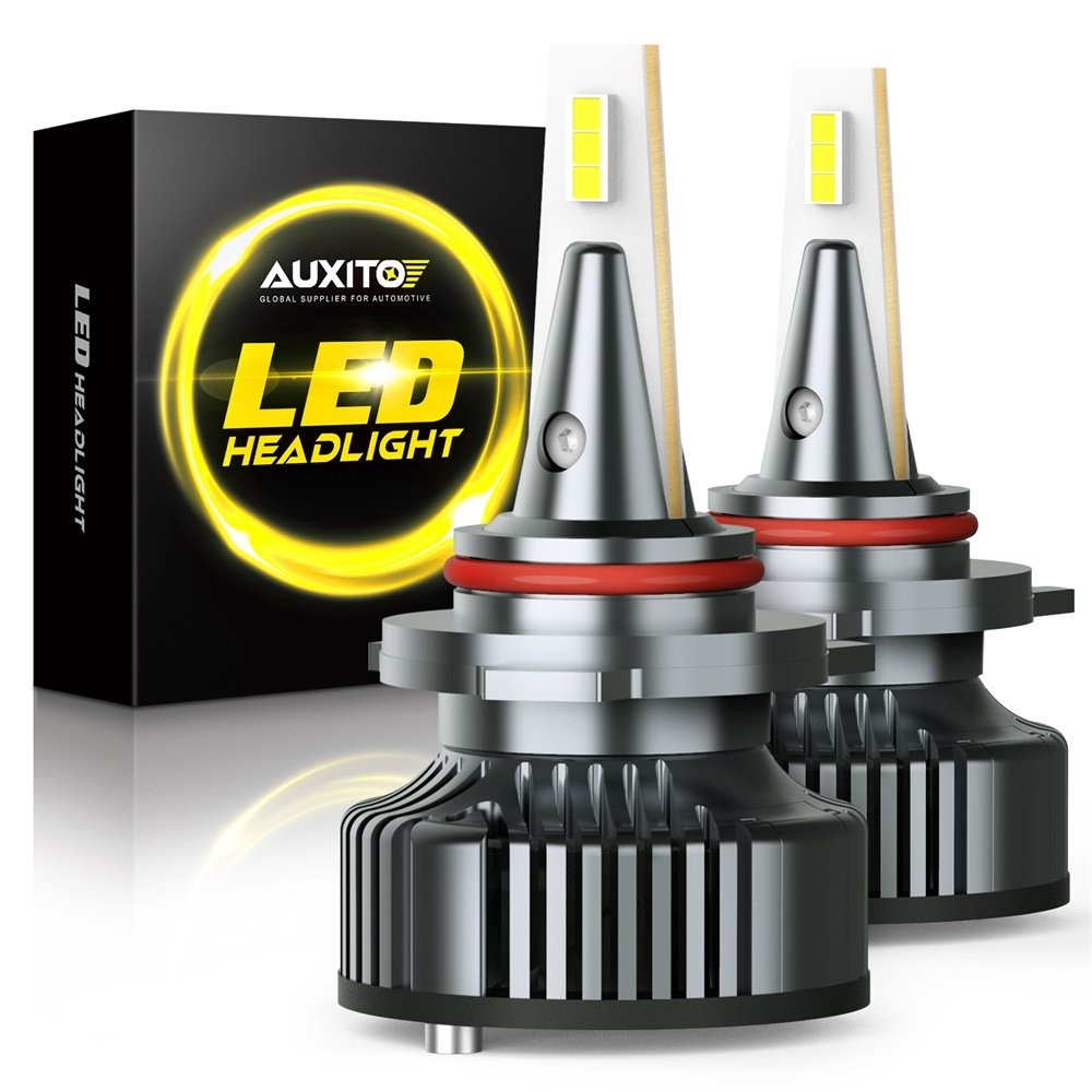 2-sides 9012 LED Headlight kit Hi Low Beam 6500K Super Bright High power Bulbs