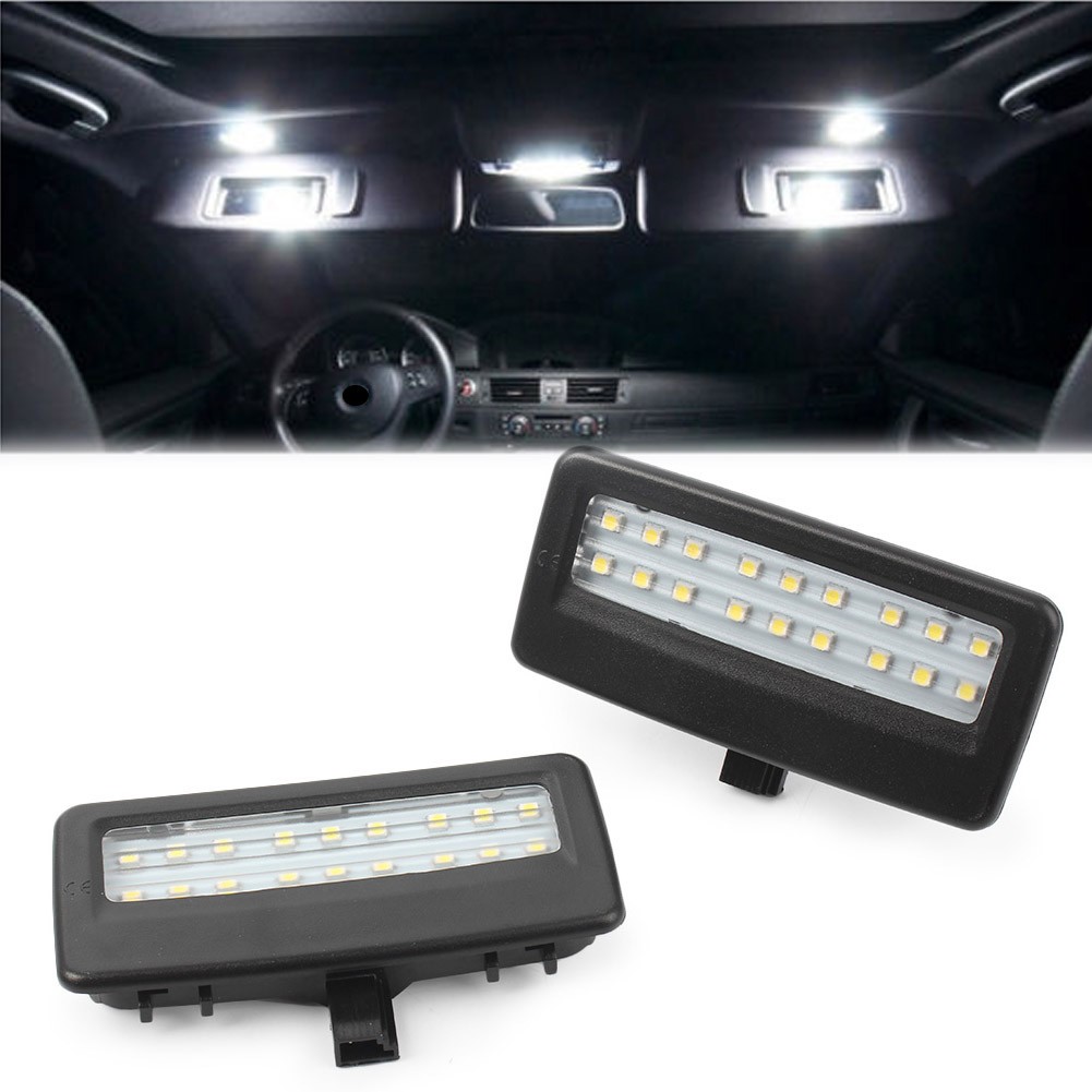 2pc Error Free LED SMD vanity mirror visor light For BMW F10 F11 F07 F01 F02 F03
