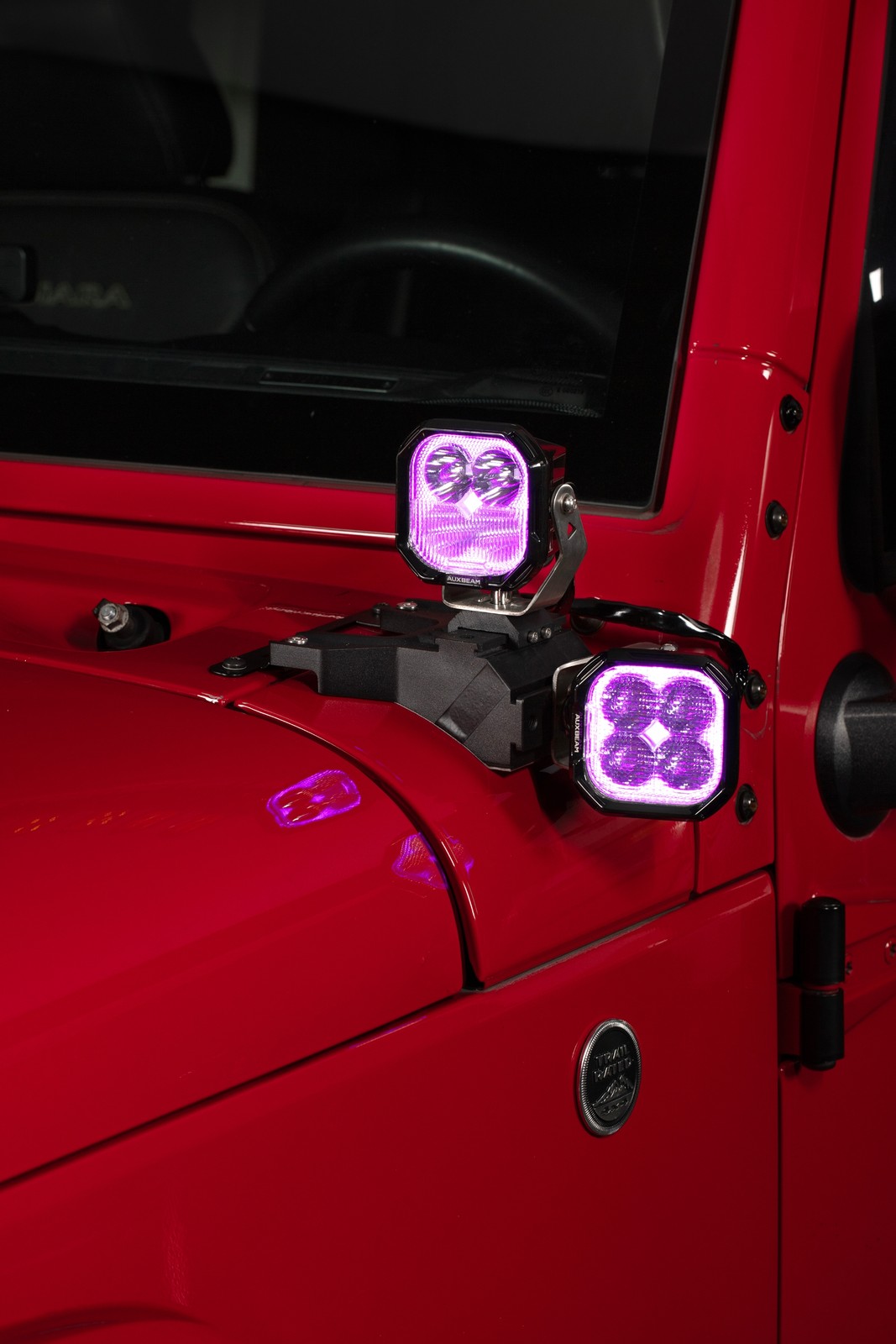 Auxbeam Color Play 3″ RGBW LED Work Driving Pods Lights Offroad Fog Spotlights