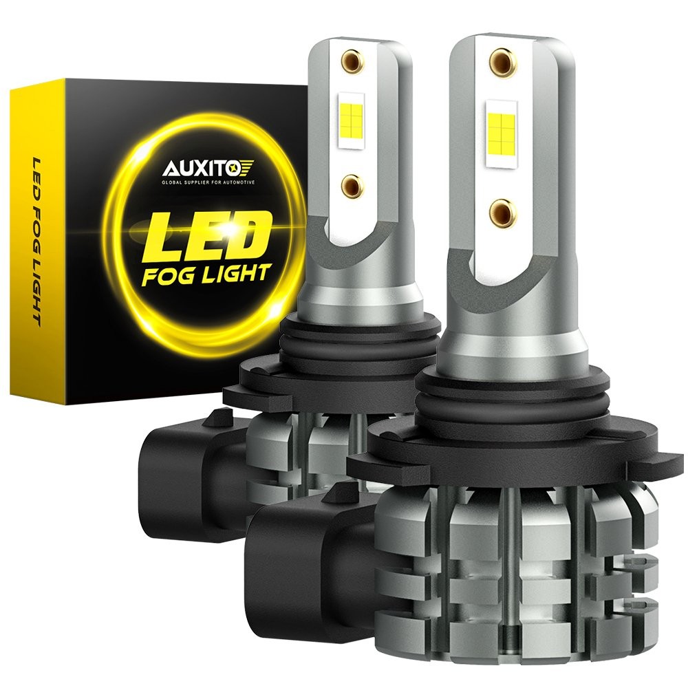 2Pcs White HB4 9006 LED White Light Fog Bulbs DRL CANbus Error Free 2400LM New
