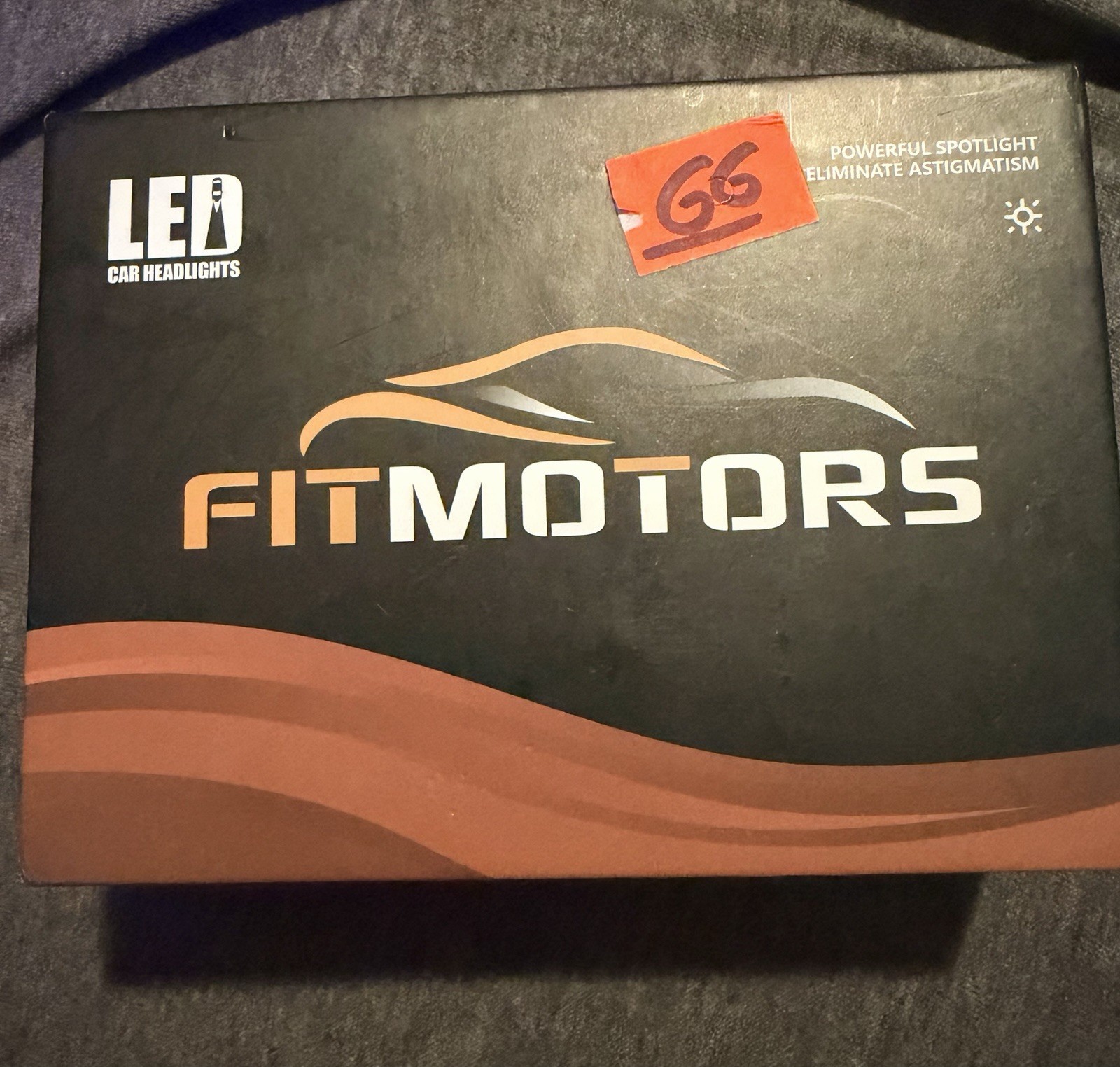 FITMOTORS H13/9008 LED Light Bulbs,80W 16000 Lumens Bright,6500K Cool White