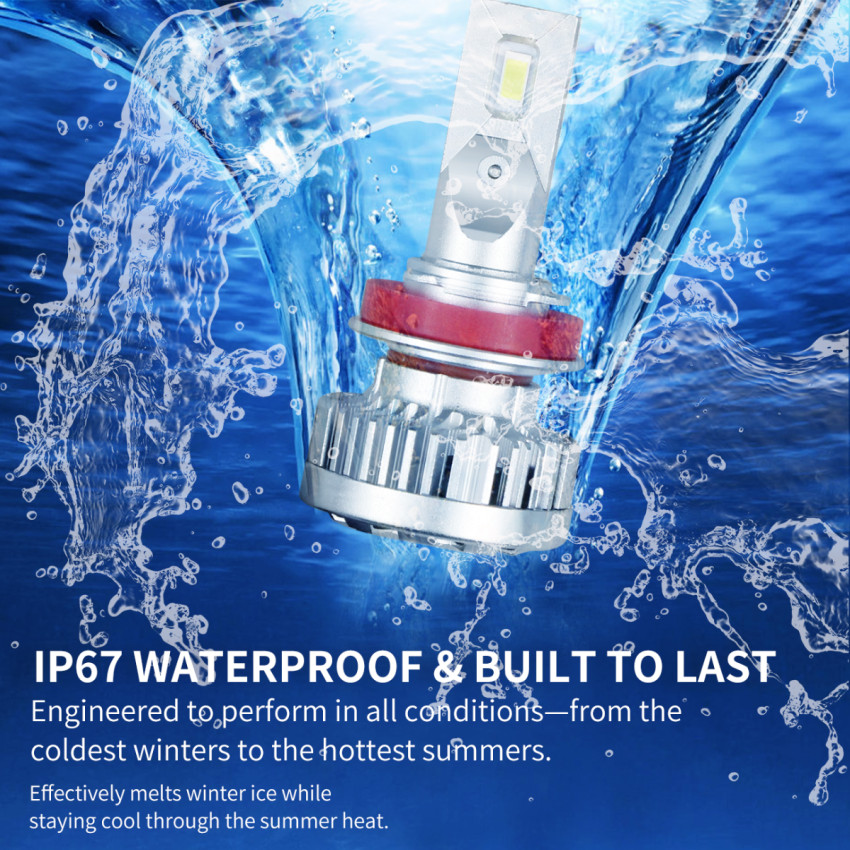 2010 Chevrolet Silverado H11 Low Beam LED Headlight Bulbs 20,000LM Direct Fit Ki
