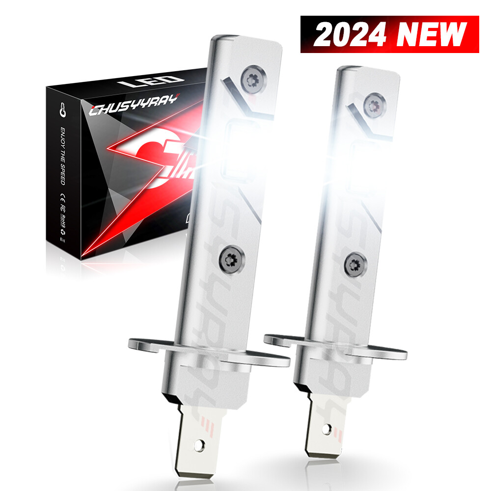 2Pcs NEW CSP LED Headlight Bulbs Super power combo For BMW E30 E34 E24 E36 E38