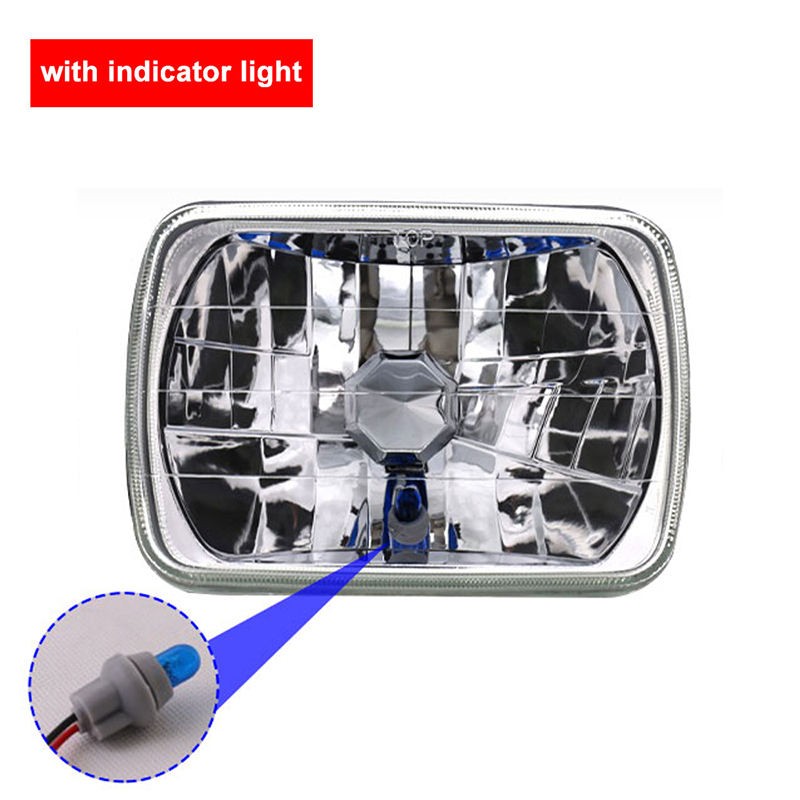 Fit Chevrolet C10 C20 C30 1981-1986 Pair 7×6″ 5×7 LED Headlights Hi/Lo DRL Lamp
