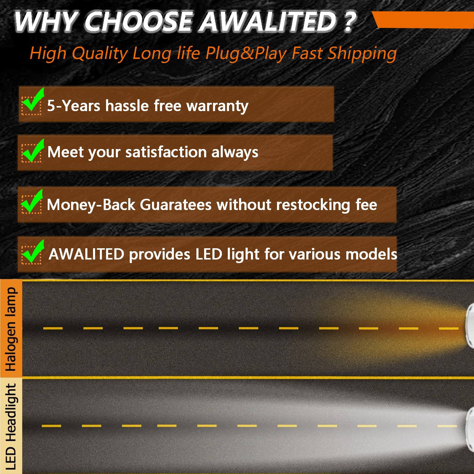 9005 + 9006 LED Headlight Kit Bulbs Hi Lo Beam For Chevrolet Colorado 2004-2012