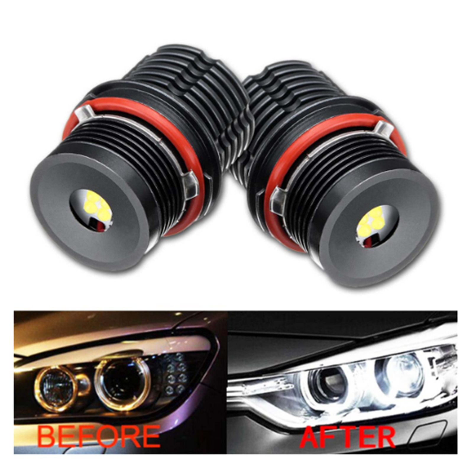 High White 6500K 40W/pcs Angel Eyes Halo Marker Light W6L5