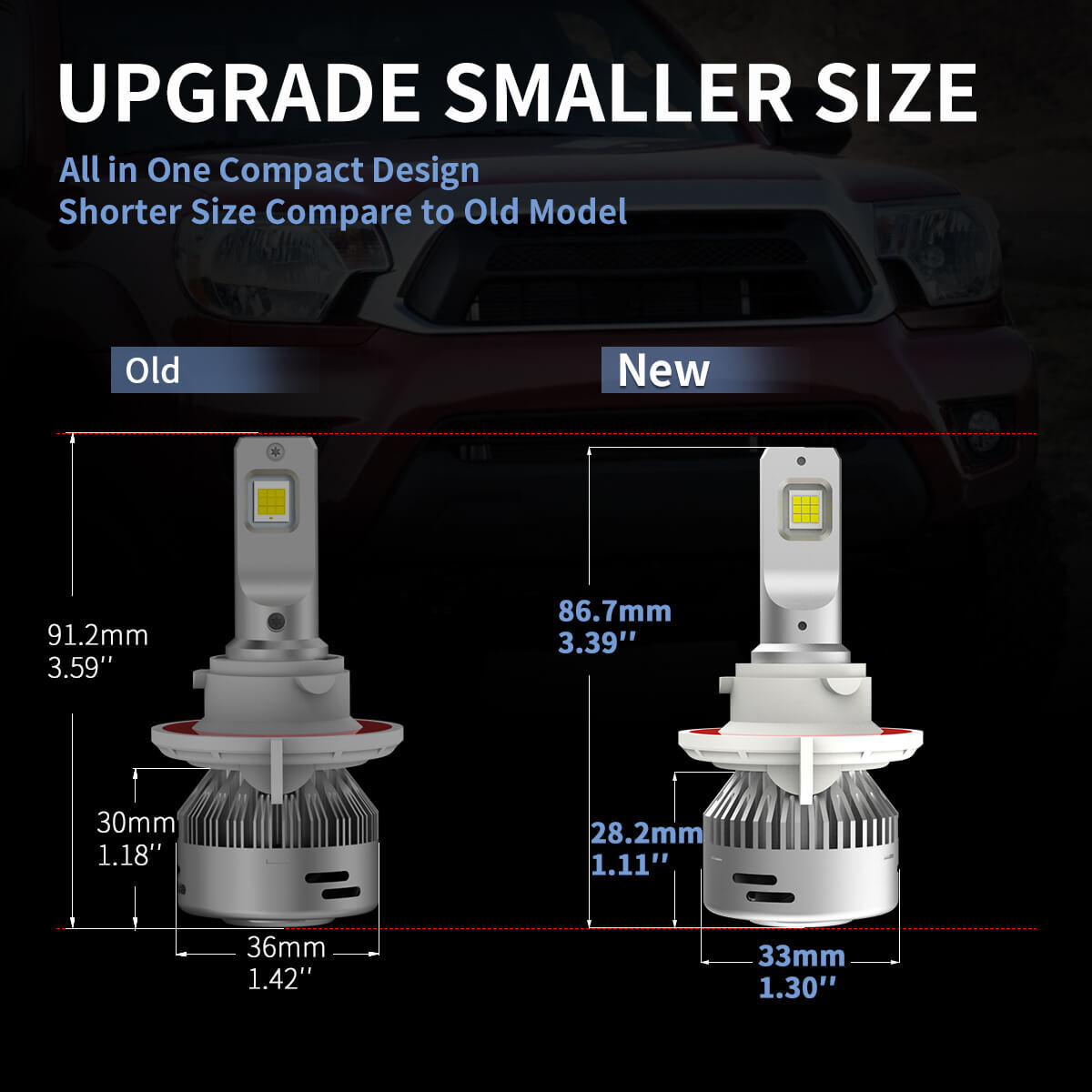 LASFIT Combo LED Headlight Bulb+Fog Light for Ford F-150 04-14 Extremely Bright